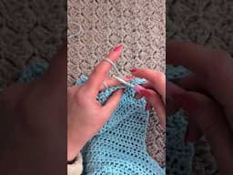 Crocheting my dream cardigan update 🩷#crochet #shortsyoutube #diy #shorts