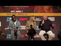 Keyshawn Davis vs De Los Santos June 7 Press Conference in Norfolk, VA (Recorded Live on 04-18-25)