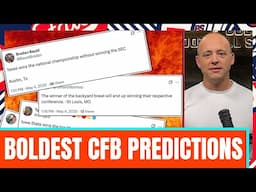 Boldest College Football Predictions Of 2025 - Josh Pate Cut