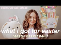 WHAT I GOT FOR EASTER 2025🐰🥕 EASTER BASKET HAUL | WHAT'S IN MY EASTER BASKET *easter gift ideas*