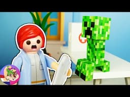 Playmobil familie Vogel: MINECRAFT VIRUS in het ziekenhuis! 🏥 Allemaal geïnfecteerd!