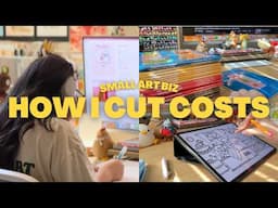 Running a Small Art Business on a Budget | Save on Shipping, Marketing & Supplies