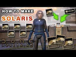 How to Make Solari by using the Player Trading Market to buy or sell ► Dune: Awakening