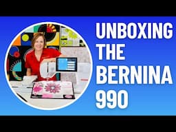 Bernina 990 UNBOXING - See my reaction!