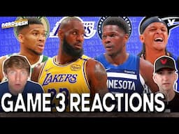 Game 3 Reactions: Ant & T-Wolves TAKE DOWN LeBron & Lakers, Paolo & Magic best Celtics | Nerd Sesh