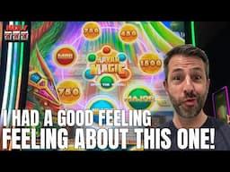 Sometimes you just know when a SLOT MACHINE is gonna hit!
