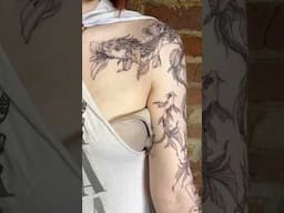 A beautiful walk seeing new life forming, into a full day session of a Japanese themed sleeve 🐉