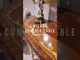 Classic & Luxury Design Console Table and Mirror by Deluxe Arte Furniture #shorts