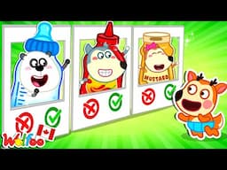 What Will Baby Choose? 😍 Bottle Costume Challenge 🍼 Good Eating Habits  🇨🇦 Wolfoo Kids Cartoon