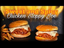 Spicy and Sweet Chicken Sloppy Joes on Brioche Buns