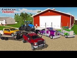 NEW TRUCK CUSTOMIZATION & NEW HOLLAND T9 TRACTOR! | AMERICAN FARMING