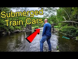 These Train Cars Are Submerged Underwater