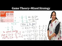 Game Theory- Mixed strategy