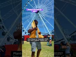 Plantbased foods at Coachella Fest 2025 #coachella2025