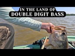 The land of Giant Bass - kayak fishing for guaranteed 10 pounders