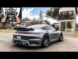 1000HP BRABUS Porsche 911 Turbo S | Forza Horizon 5 | Steering Wheel Gameplay
