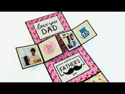 Diy Pop Up Card For Fathers Day | Fathers Day Cards | How To Make Card For Fathers Day
