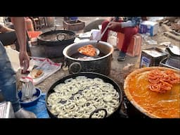 Making Tasty Jalebi ka Langar in Kisan Andolan on Tikri Border Delhi