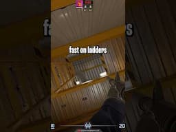 DON'T HOLD SHIFT. Stealthily climb ladders quickly and silently #counterstrike #csgo #gaming #cs2