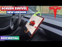 NEW Ultimate Tesla Screen Mod: Swivel + Tilt for All Model 3/Y — Even the New Highland & Juniper!