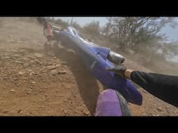 Crashing and Flowing - Desert Mountains- 2025 YZ450FX