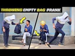 Throwing Empty Bag Prank 😅 | Prakash Peswani |