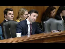 Sen. Ossoff Presses Trump Interior Secretary to Reverse Closure of Georgia Water Quality Office