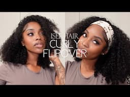 A VERY NATURAL Flipover Quick-weave/Sew-In in minutes! *minimal leave out* | ft ISEE HAIR