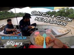 Catch And Cook Mancing Jenggo Ketika Hujan Lebat || Aktiviti Santai Di Sungai Mawai
