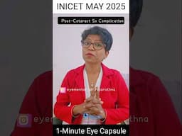 INICET MAY2025 RECALL CAPSULES with Dr.Rajarathna | Your EyeMentor| ENDOPHTHALMITIS