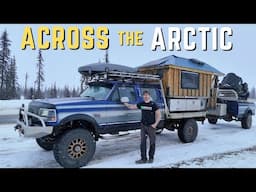 Driving My 1996 Ford Powerstroke Diesel Truck to the Arctic Ocean in -40F/C
