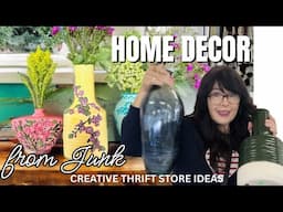 Thrift Store  Junk that nobody wanted Anthropologie inspired makeover
