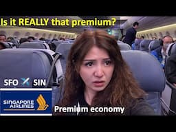 Singapore Airline Premium economy - Is It REALLY That Premium?