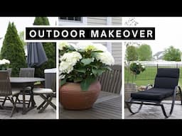 DIY EXTREME PATIO MAKEOVER   THRIFTED, DIY, ON A BUDGET! | OUTDOOR DECORATING IDEAS