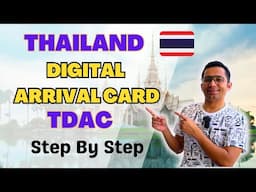 Thailand Digital Arrival Card (TDAC) Step by Step Process | How to apply for TDAC Thailand
