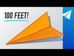 New EASY Paper Airplane that Flies REALLY Far!!! — How to Make Quick Blade