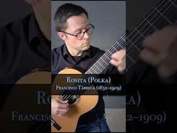 Rosita (Polka) by Tarrega for Classical Guitar #classicalguitar #guitar
