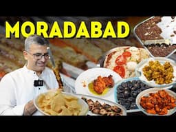 MORADABAD Non Veg Food Tour I Biscuit Wali Gali + Shabnam Double Roti + Keeme ki Poori + HabshiHalwa