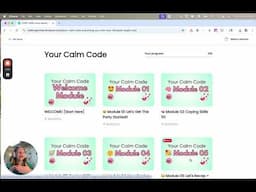 👀 Preview Your Calm Code Welcome Video [+ How to Unlock Your SOS Bonus]