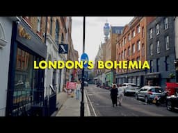London’s Bohemia – Fantastic Fitzrovia Walking Tour (4K)