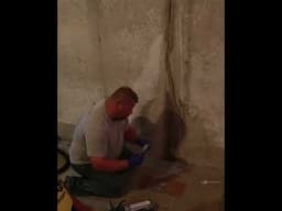 Concrete Crack Repair: Injection Ports #shorts