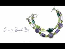Sam’s Bead Box February 2025 Unboxing + DIY Tutorial | Bracelet Duo Inspired by Houseplants!🪴💚