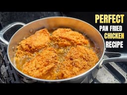 HOW TO MAKE THE PERFECT FRIED CHICKEN IN A PAN WITH LESS OIL