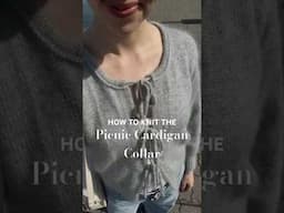 HOW TO KNIT THE PICNIC CARDIGAN I-CORD TUNNEL COLLAR