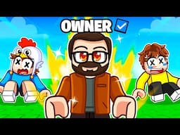 I Pretended To Be The Roblox OWNER To Troll MY FRIENDS…