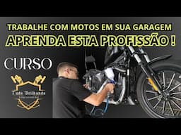 DONO DE MOTOCICLETAS SEMPRE PROCURAM QUALIDADE EM LIMPEZA DE  SUAS MOTOS - CURSO 100% PRÁTICO VEJA!
