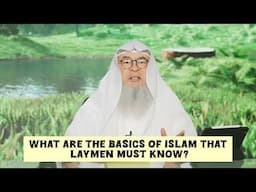 What are the basics of Islam all laymen Muslims must know? #islam #islamic #quran assim al lhakeem