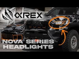 4th Gen Toyota Tacoma Headlight Install | Alpharex Nova Series Lights