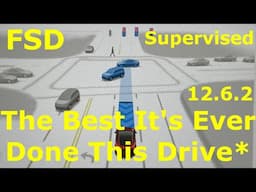 Tesla FSD 12.6.2 on HW3 Did Great On This Drive!