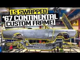 LS3 Engine Install in the Custom '67 Continental Frame! - Twin Turbo Continental Ep. 6